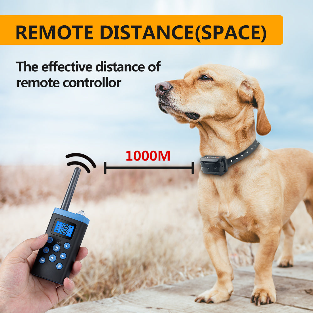 PD 525-TIO 2 IN 1 Dog Remote Training Collar Automatic Stop Barking With Shock